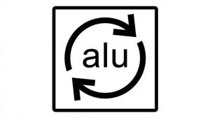  نماد بازیافت آلومینیوم - علامت روی کارتن